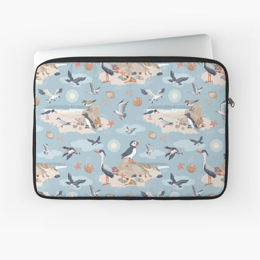 Laptop Sleeve Coastal Birds 10 12 13 15 17 Inch Case Notebook Tablet Carrying Bag Cover 7802738479379