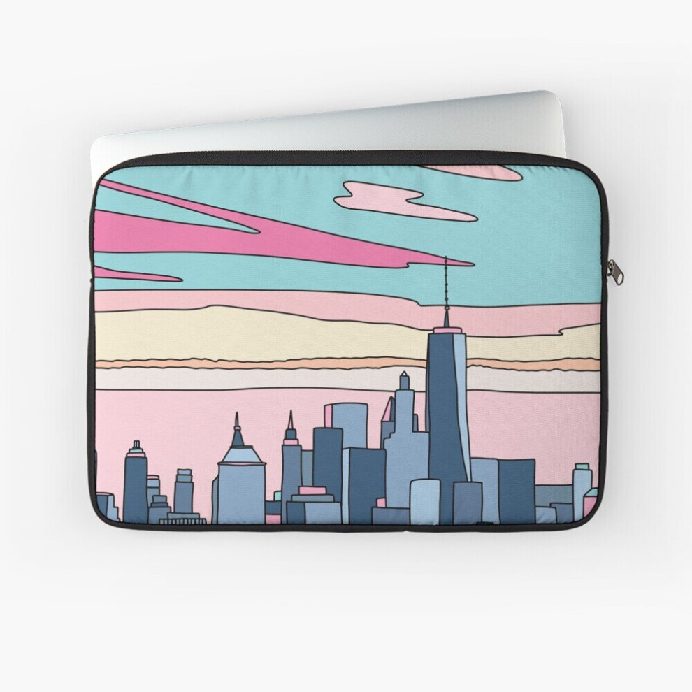 Laptop Sleeve City Sunset By Elebea 10 12 13 15 17 Inch Case Notebook Tablet Carrying Bag Cover 7802738419979