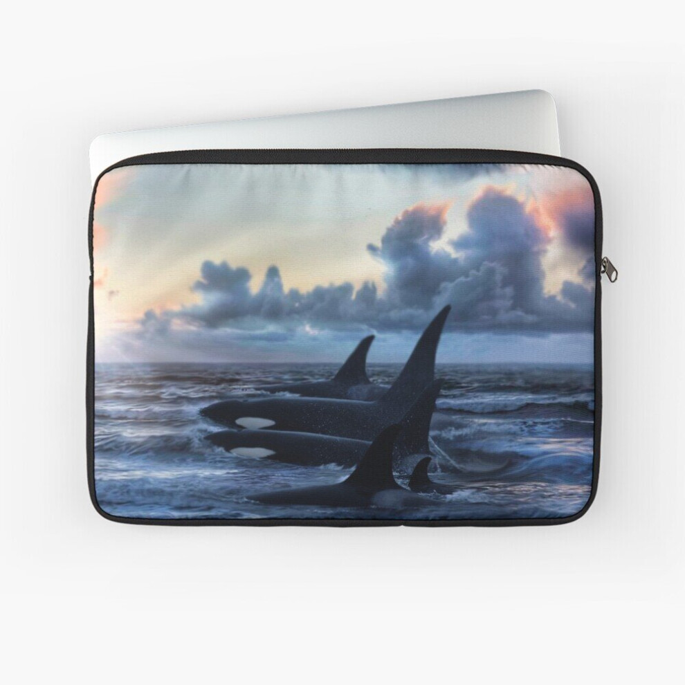 Laptop Sleeve Orca Sunrise 10 12 13 15 17 Inch Case Notebook Tablet Carrying Bag Cover 7802738453669