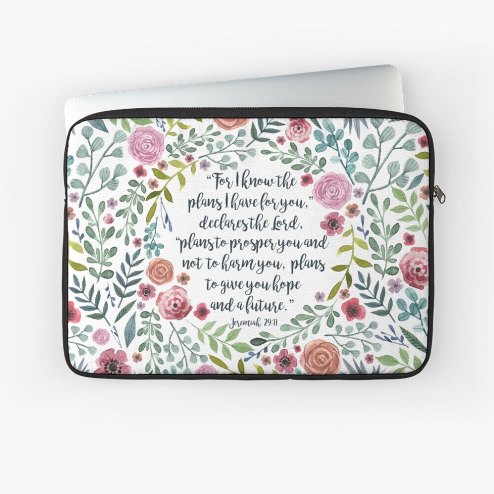 Laptop Sleeve Jeremiah 29:11 10 12 13 15 17 Inch Case Notebook Tablet Carrying Bag Cover 7802738463521