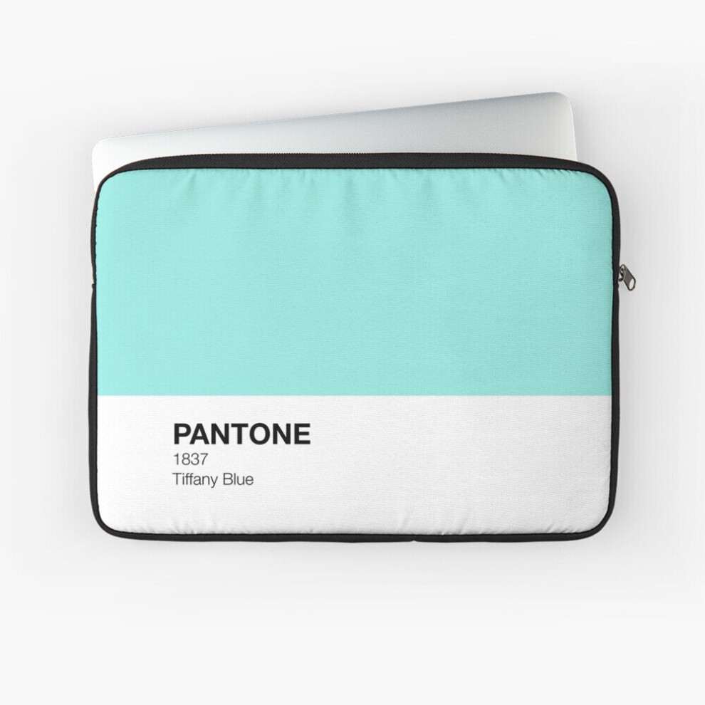 Laptop Sleeve [High Resolution 1000Ppi] Pantone - Tiffany 10 12 13 15 17 Inch Case Notebook Tablet Carrying Bag Cover Blue 7802738417142