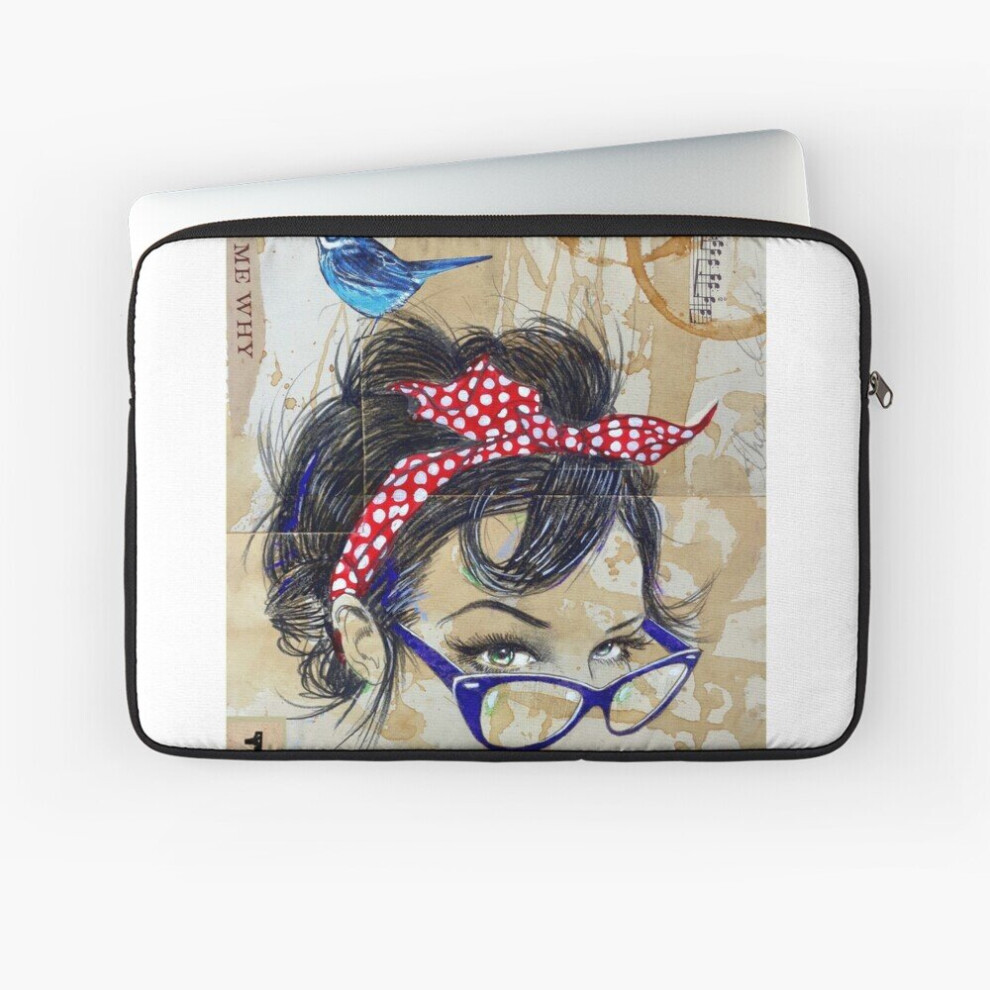 Laptop Sleeve Ask Me 10 12 13 15 17 Inch Case Notebook Tablet Carrying Bag Cover 7802738465396