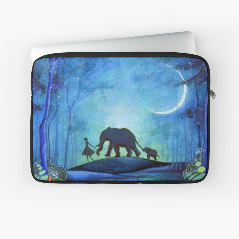 Laptop Sleeve Elephant Walk 10 12 13 15 17 Inch Case Notebook Tablet Carrying Bag Cover 7802738434095