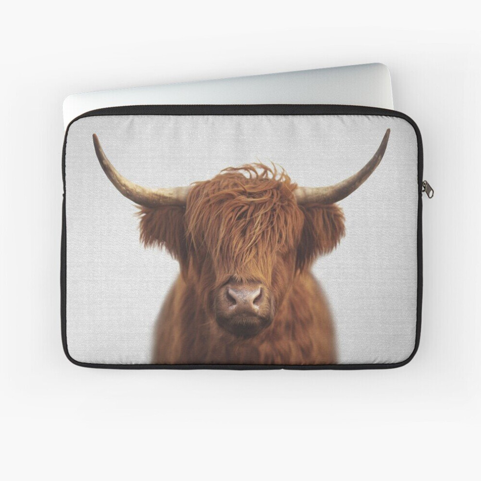 Laptop Sleeve Highland Cow - Colorful 10 12 13 15 17 Inch Case Notebook Tablet Carrying Bag Cover 7802738447606