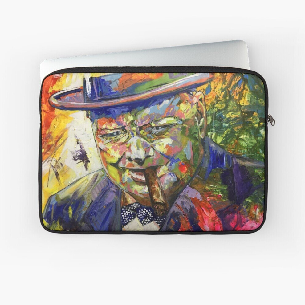 Laptop Sleeve Churchill 'Never Never Never Give Up! 10 12 13 15 17 Inch Case Notebook Tablet Carrying Bag Cover 7802738424201