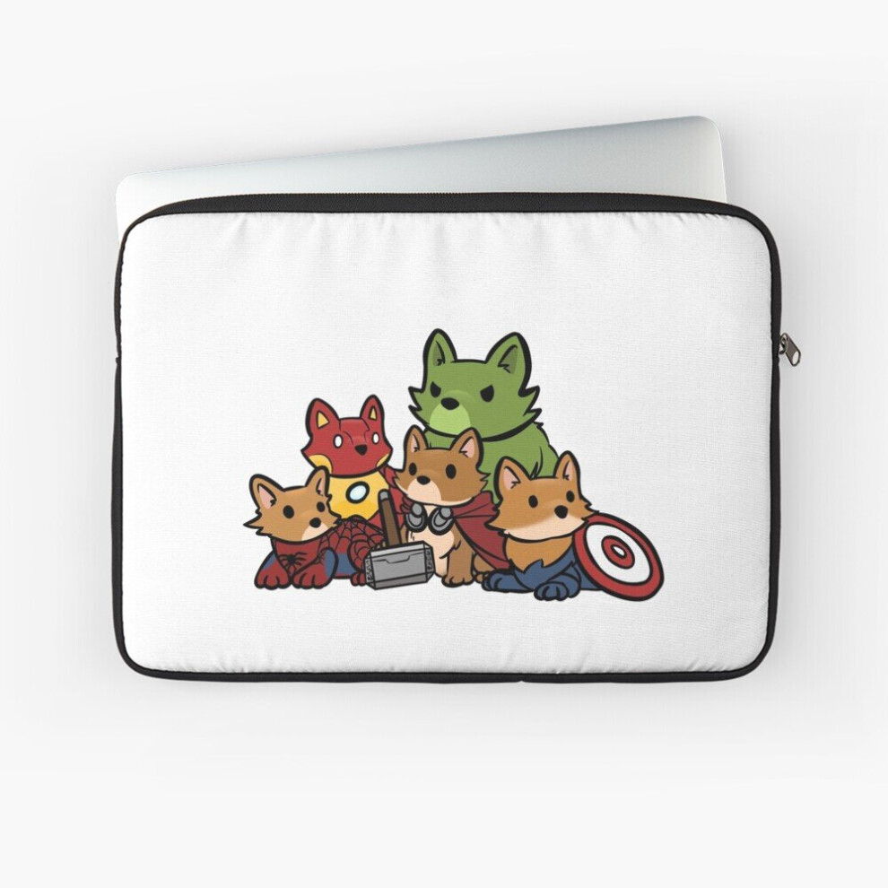 Laptop Sleeve Corgs Assemble 2.0 10 12 13 15 17 Inch Case Notebook Tablet Carrying Bag Cover 7802738504798