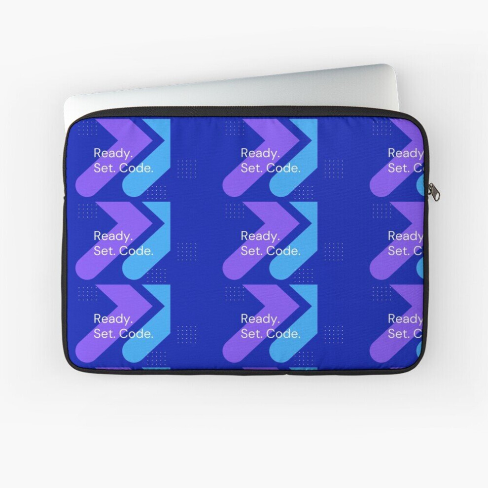 Laptop Sleeve Ready! Set! Code! 10 12 13 15 17 Inch Case Notebook Tablet Carrying Bag Cover 7802738516272