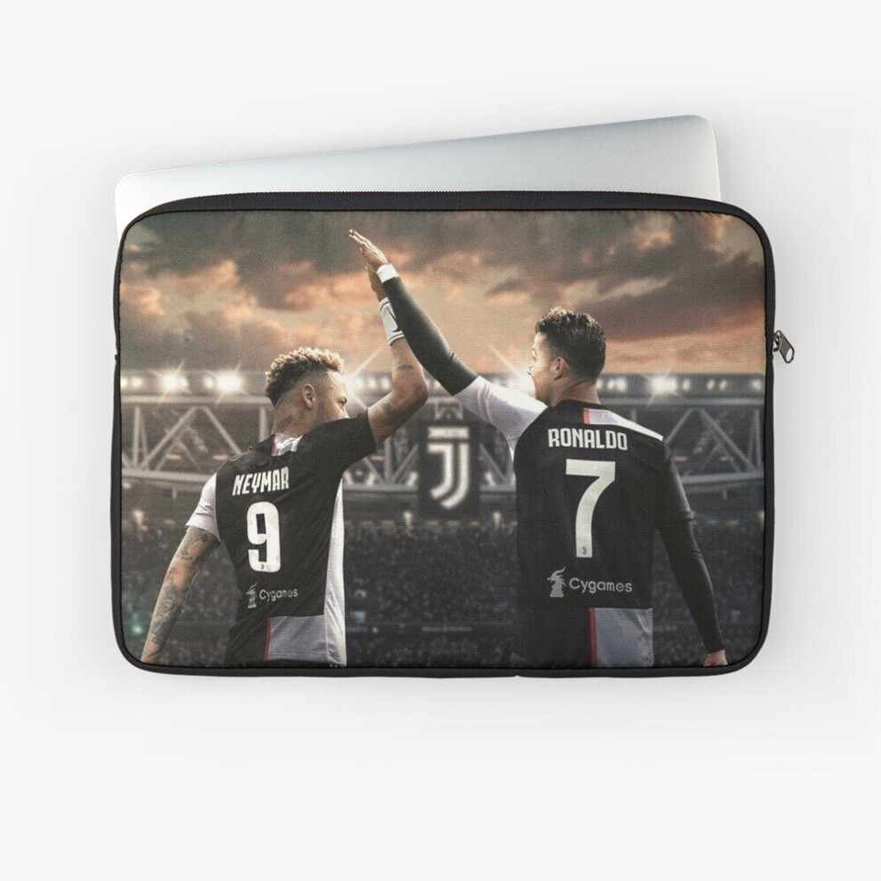 Laptop Sleeve Illustration Ronaldo Neymar 10 12 13 15 17 Inch Case Notebook Tablet Carrying Bag Cover 7802738477627