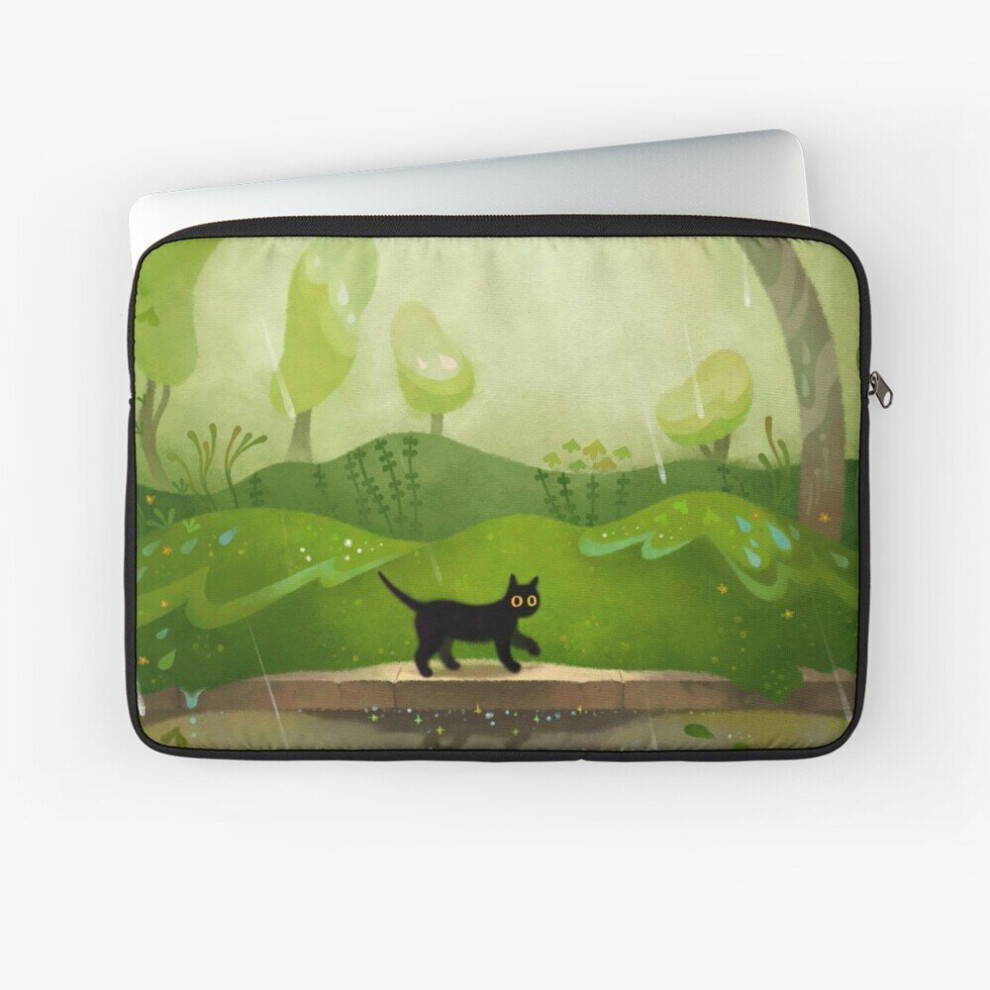 Laptop Sleeve Kitty On A Rainy Day 10 12 13 15 17 Inch Case Notebook Tablet Carrying Bag Cover 7802738421422