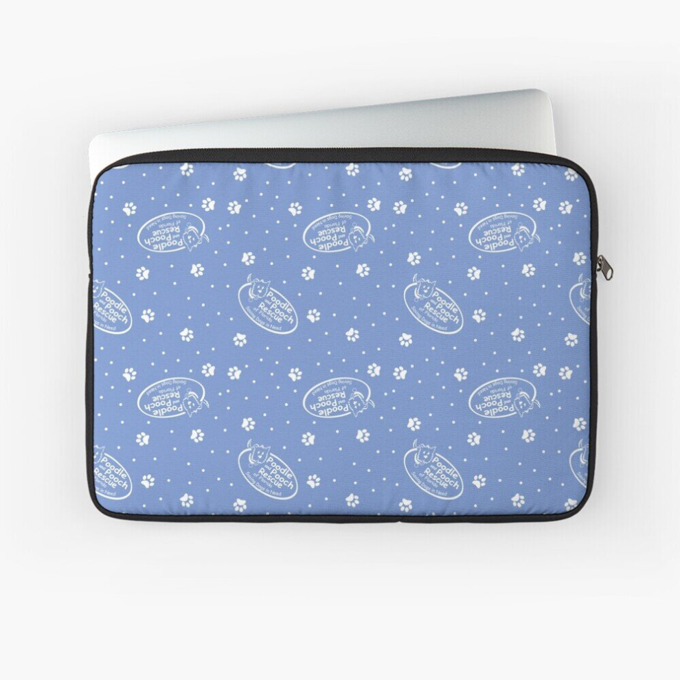 Laptop Sleeve Poodle And Pooch Rescue Of Florida - All Over Logo 10 12 13 15 17 Inch Case Notebook Tablet Carrying Bag Cover 7802738489293