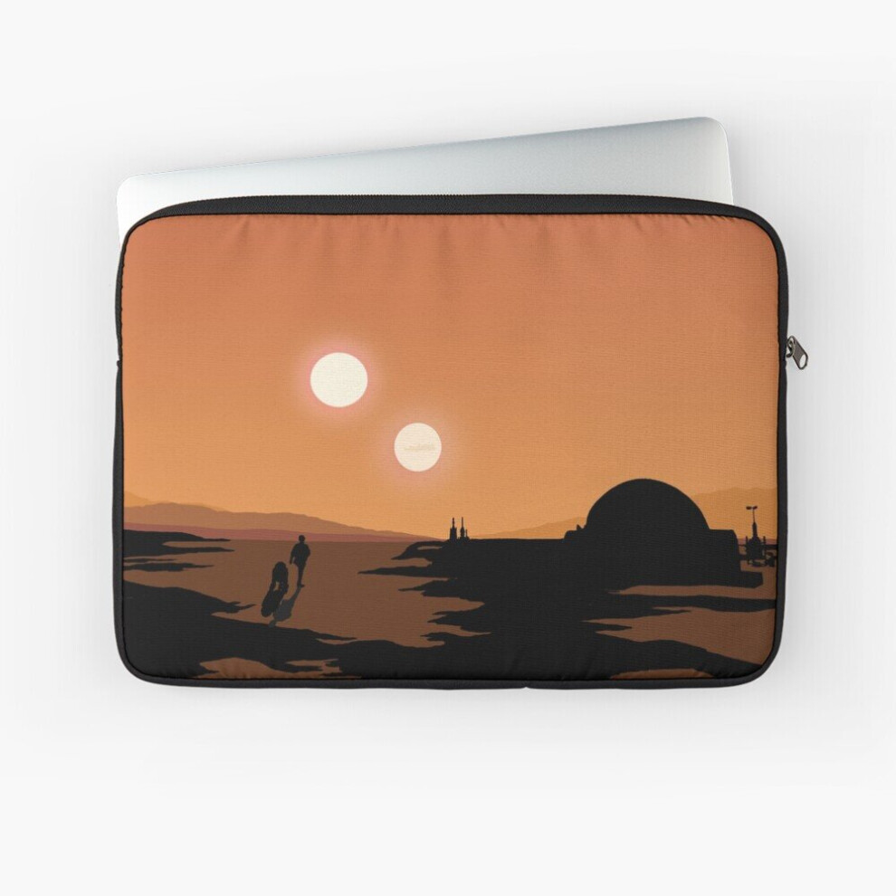 Laptop Sleeve Tatooine: Double Sunset All The Way! 10 12 13 15 17 Inch Case Notebook Tablet Carrying Bag Cover 7802738417357