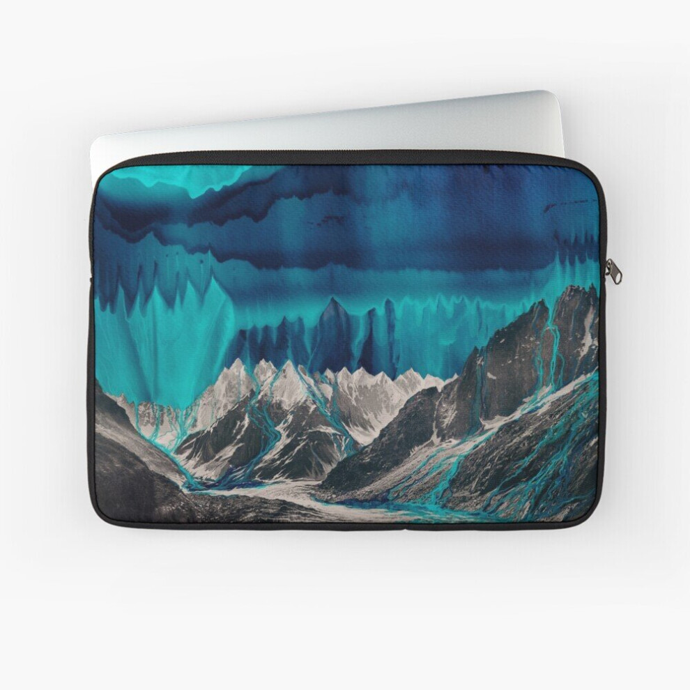 Laptop Sleeve Skyfall, Melting Mountain Clouds 10 12 13 15 17 Inch Case Notebook Tablet Carrying Bag Cover Blue 7802738425505