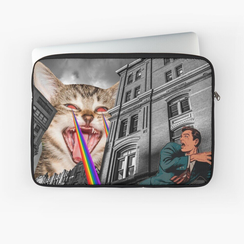 Laptop Sleeve The Cat Strikes Back 10 12 13 15 17 Inch Case Notebook Tablet Carrying Bag Cover 7802738420173