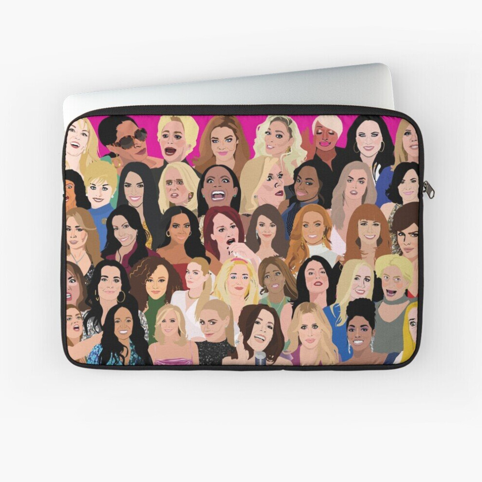 Laptop Sleeve Real Housewives Montage (Rhony, Rhobh, Rhoa, Rhonj, Rhop, Rhoc 10 12 13 15 17 Inch Case Notebook Tablet Carrying Bag Cover 7802738500370