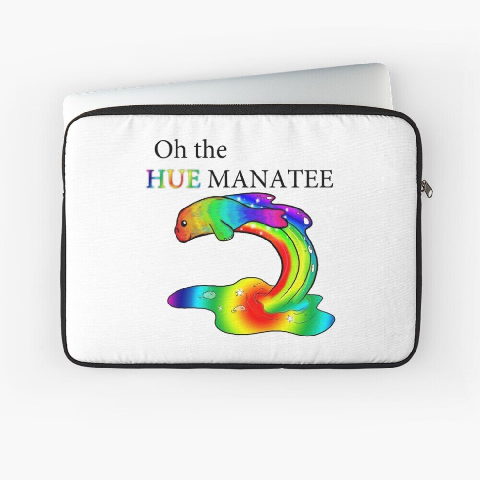 Laptop Sleeve Oh The Hue Manatee 10 12 13 15 17 Inch Case Notebook Tablet Carrying Bag Cover 7802738488111