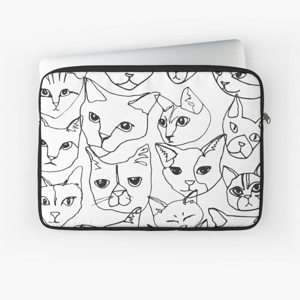 Laptop Sleeve Cats! 10 12 13 15 17 Inch Case Notebook Tablet Carrying Bag Cover 7802738469462