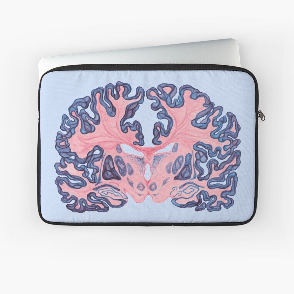 Laptop Sleeve Gyri And Swirls Of Human Brain 10 12 13 15 17 Inch Case Notebook Tablet Carrying Bag Cover 7802738424461