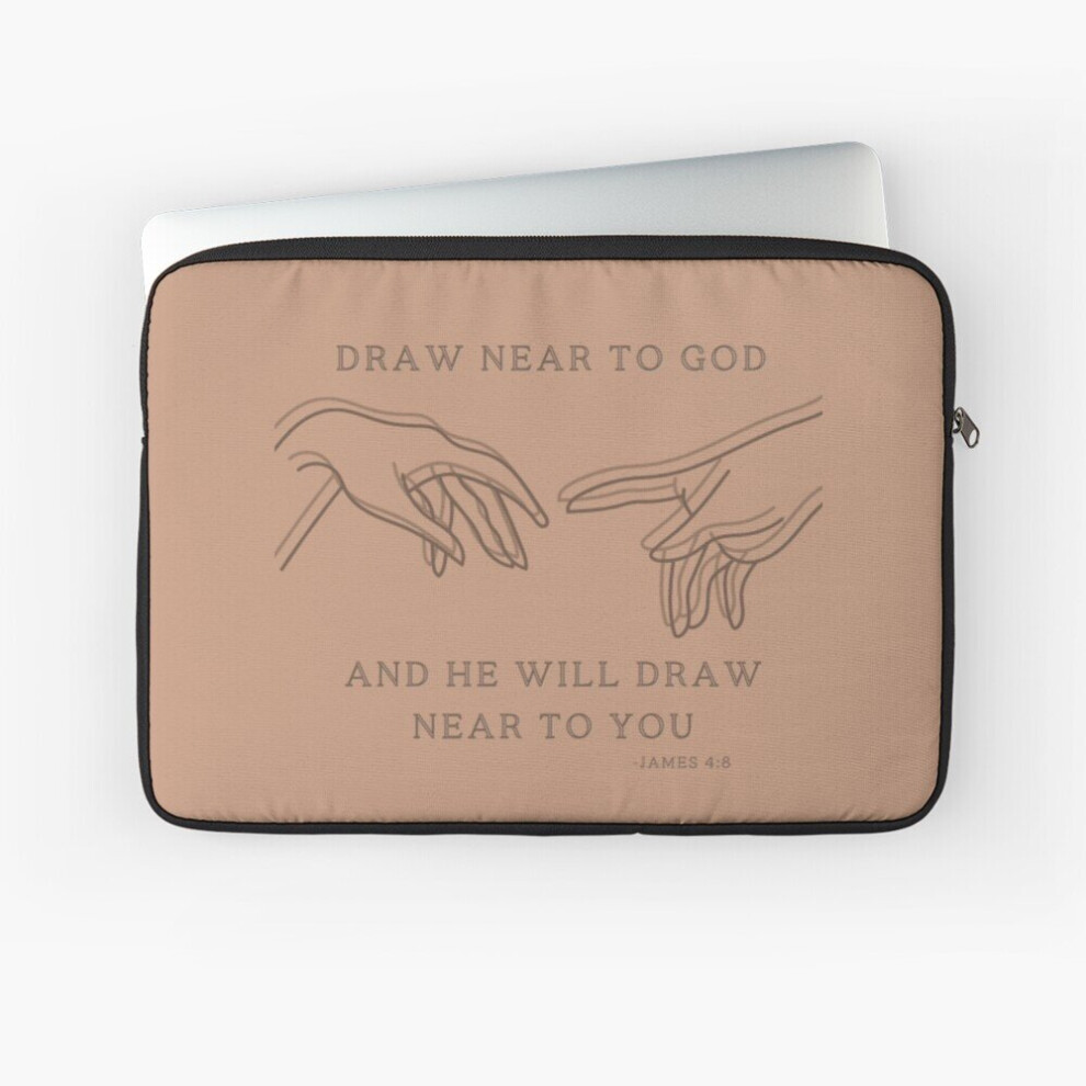Laptop Sleeve Draw Near To God 10 12 13 15 17 Inch Case Notebook Tablet Carrying Bag Cover 7802738508543