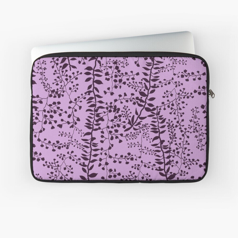 Laptop Sleeve Bella Swan Freesia 10 12 13 15 17 Inch Case Notebook Tablet Carrying Bag Cover Lavender 7802738427998