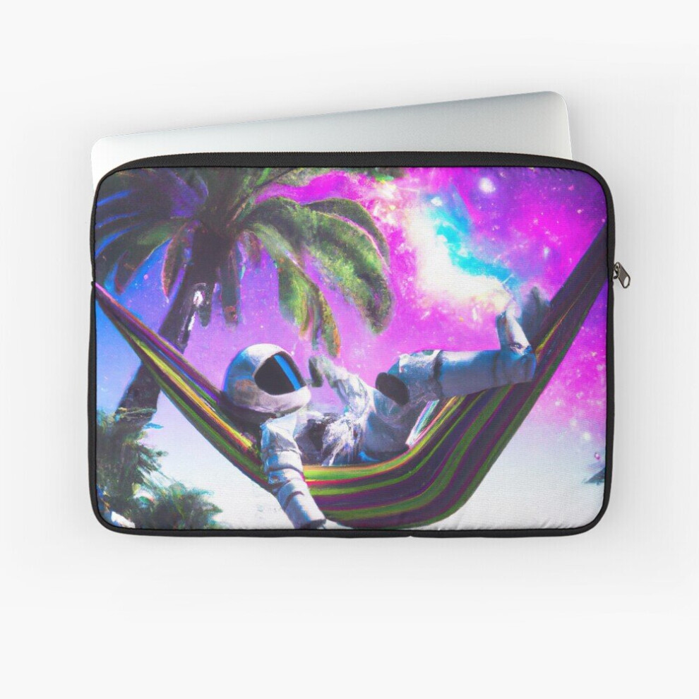 Laptop Sleeve Chilling Astronaut On A Hammock 10 12 13 15 17 Inch Case Notebook Tablet Carrying Bag Cover 7802738477382