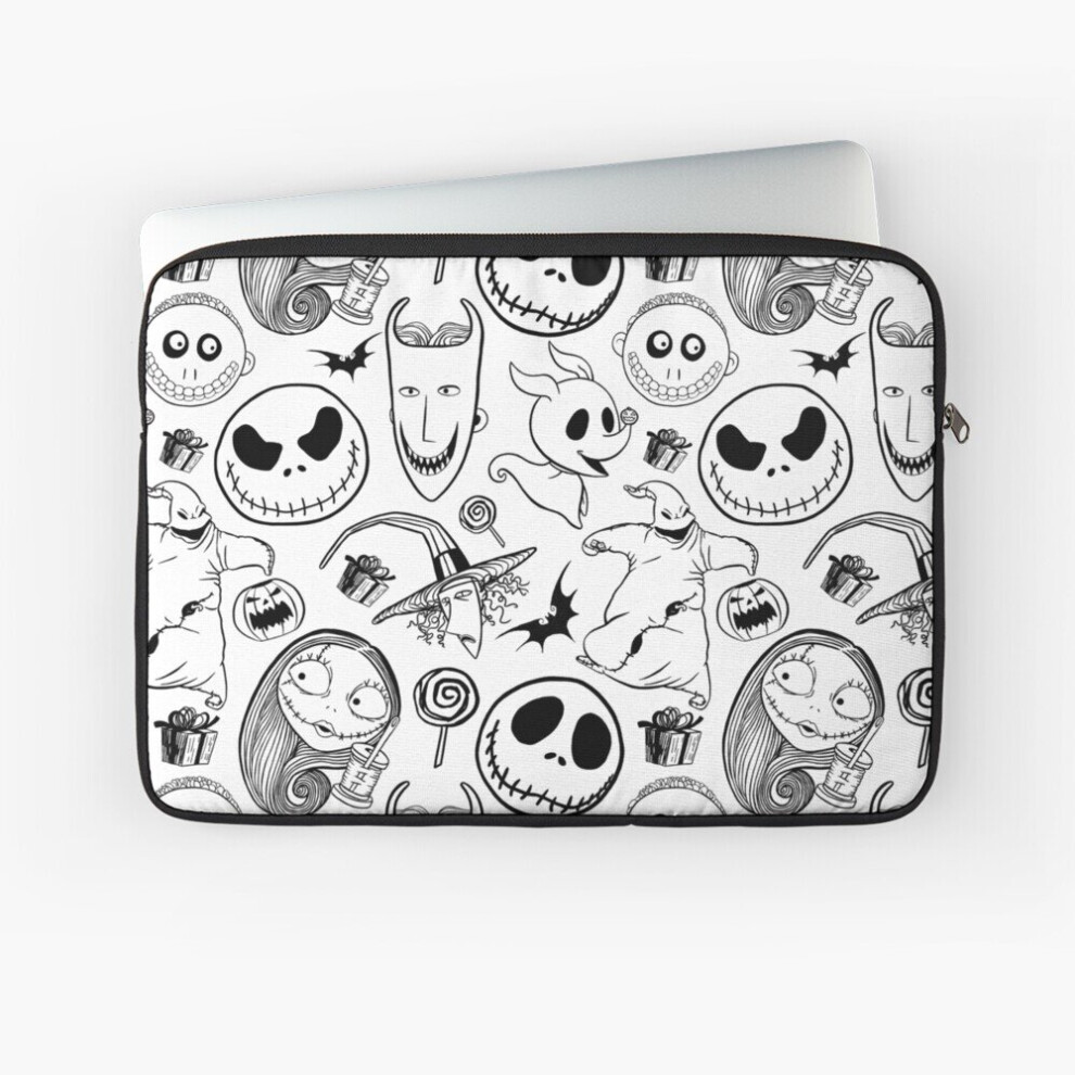 Laptop Sleeve Nightmare Before Christmas Pattern 10 12 13 15 17 Inch Case Notebook Tablet Carrying Bag Cover 7802738437324