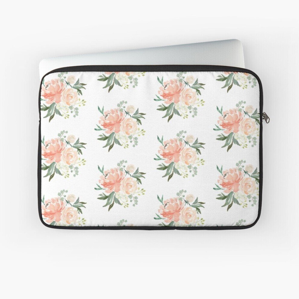 Laptop Sleeve Watercolor Flowers 10 12 13 15 17 Inch Case Notebook Tablet Carrying Bag Cover 7802738448986
