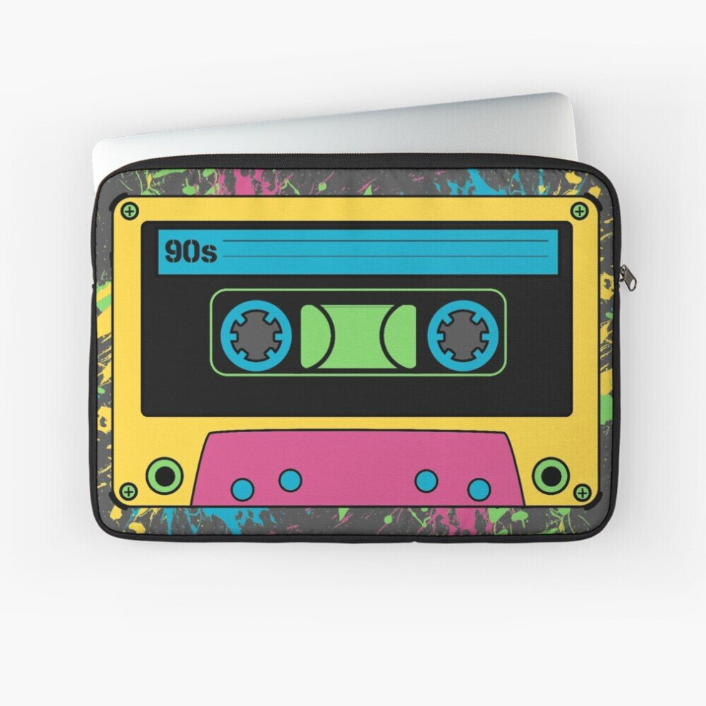 Laptop Sleeve 90S Cassette Tape Retro Cool Music Tee 10 12 13 15 17 Inch Case Notebook Tablet Carrying Bag Cover 7802738475852