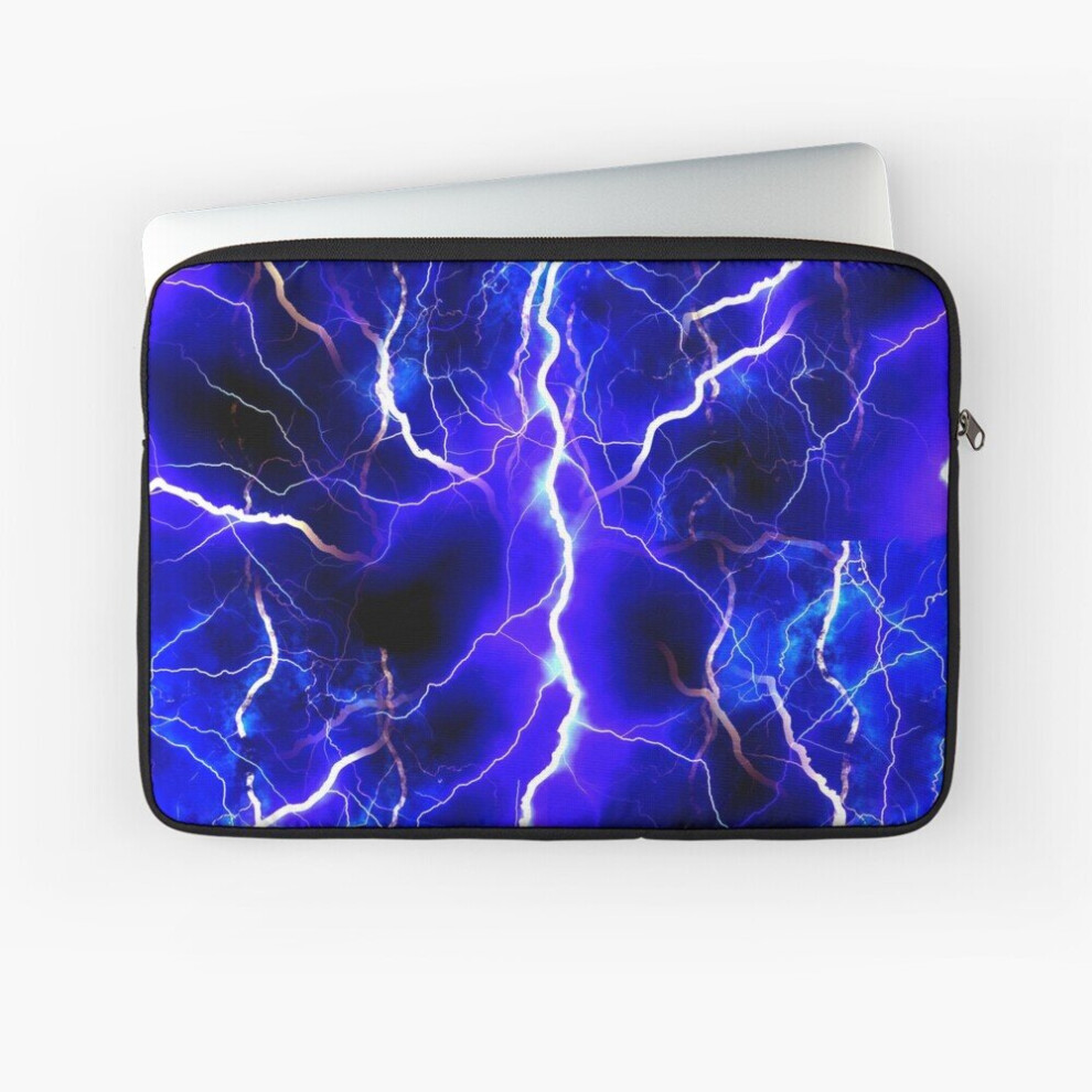 Laptop Sleeve Lightning 10 12 13 15 17 Inch Case Notebook Tablet Carrying Bag Cover Blue 7802738483093