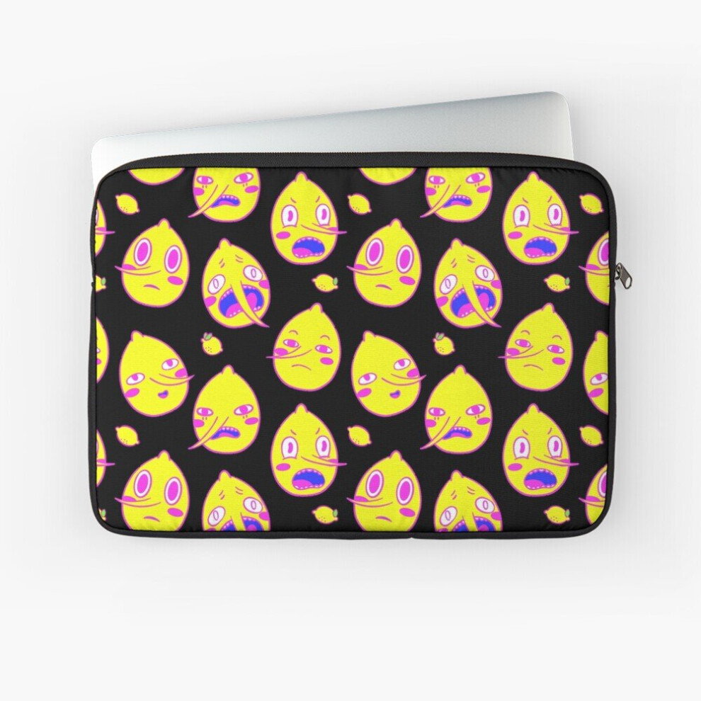 Photos - Laptop Bag Laptop Sleeve Adventure Time Lemongrab Faces 10 12 13 15 17 Inch Case Notebook Tablet Carrying Bag Cover(Black)