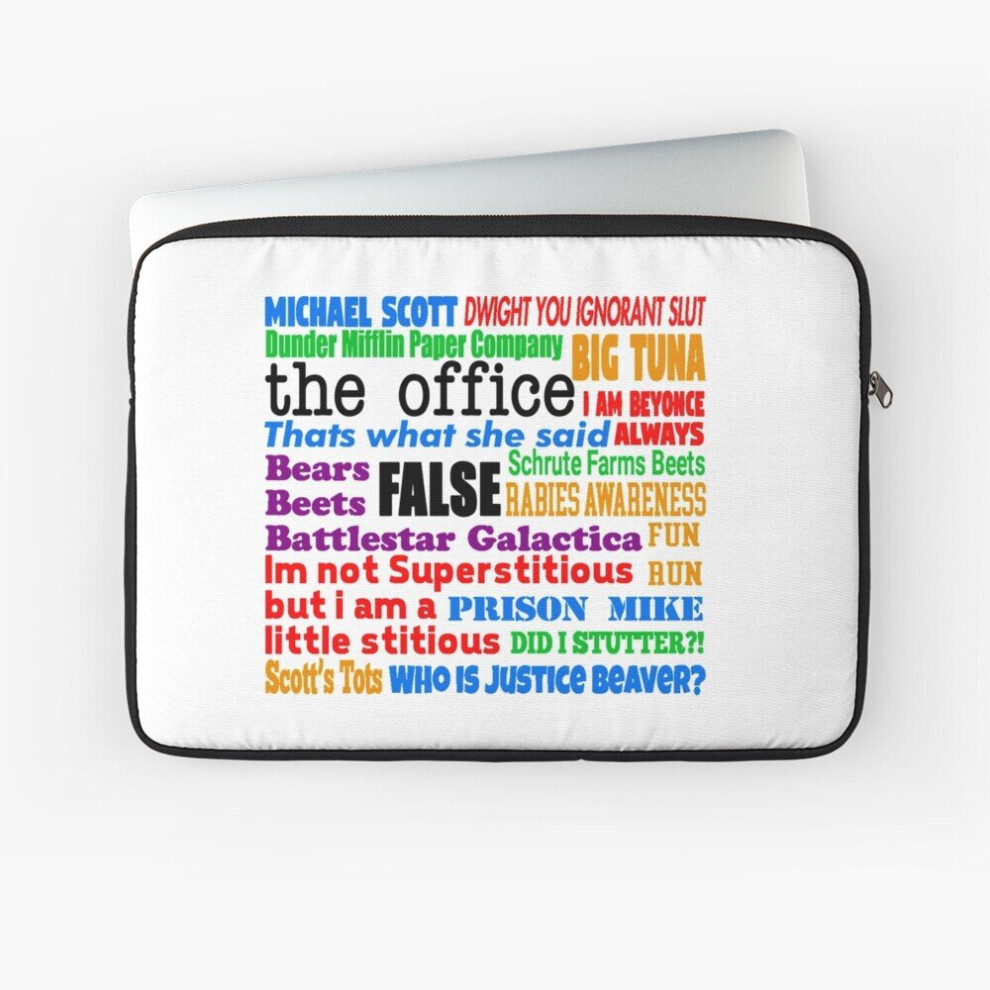 Laptop Sleeve The Office Quotes 10 12 13 15 17 Inch Case Notebook Tablet Carrying Bag Cover 7802738452631