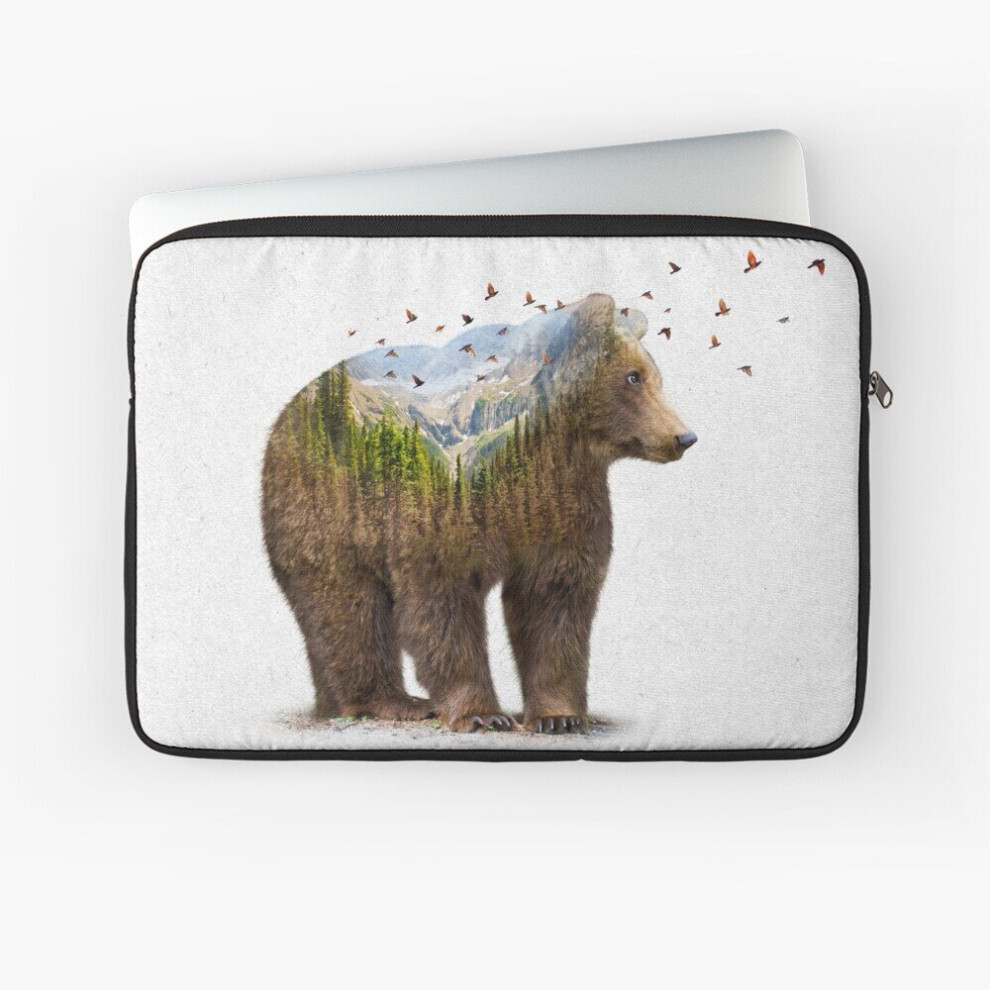 Laptop Sleeve Wild I Shall Stay Bear 10 12 13 15 17 Inch Case Notebook Tablet Carrying Bag Cover 7802738462678
