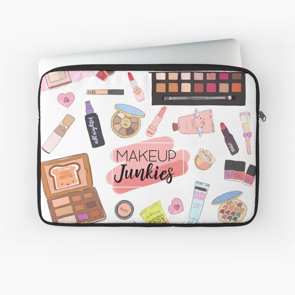 Laptop Sleeve Makeup Junkies 10 12 13 15 17 Inch Case Notebook Tablet Carrying Bag Cover 7802738468977
