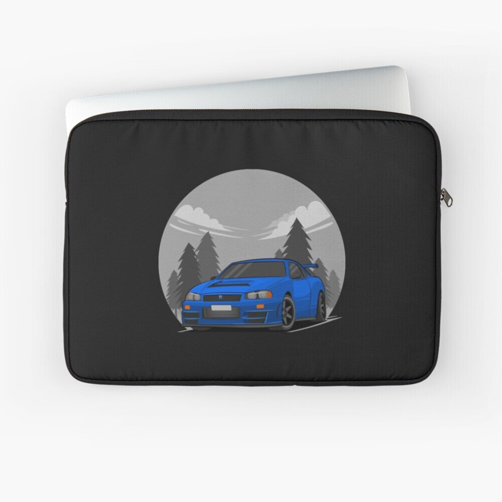 Laptop Sleeve Gtr R35 Gtr35 Car 10 12 13 15 17 Inch Case Notebook Tablet Carrying Bag Cover Blue 7802738479591