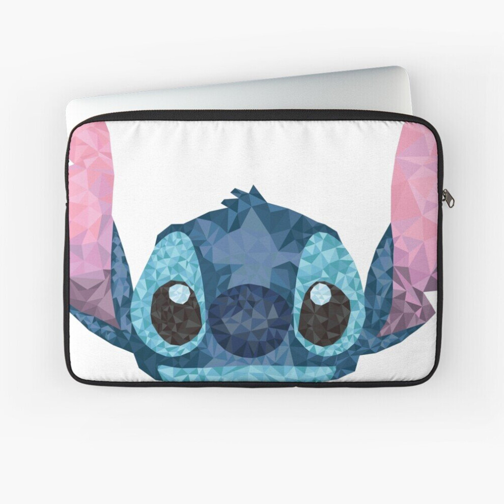 Laptop Sleeve Stitch Geometric (Lilo and Stitch) 10 12 13 15 17 Inch Case Notebook Tablet Carrying Bag Cover