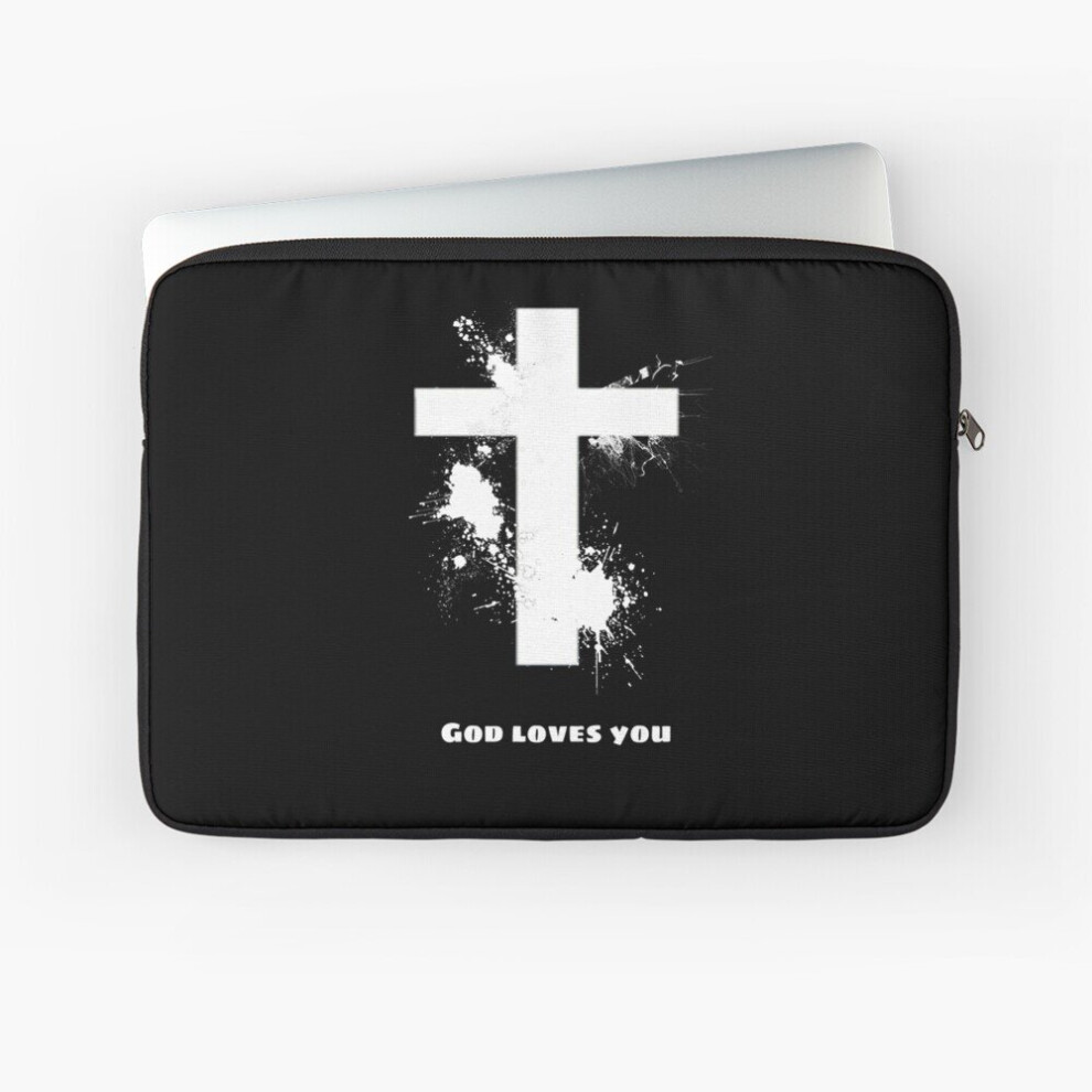 Laptop Sleeve God Loves You 10 12 13 15 17 Inch Case Notebook Tablet Carrying Bag Cover 7802738517149