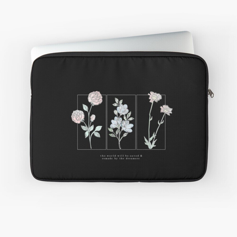 Laptop Sleeve Throne Of Glass Flower Aelin Quote 10 12 13 15 17 Inch Case Notebook Tablet Carrying Bag Cover 7802738437751