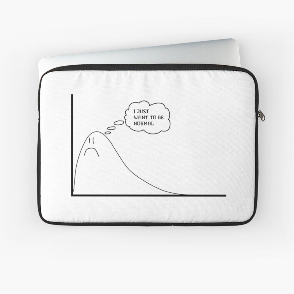 Laptop Sleeve Just Want To Be Normal 10 12 13 15 17 Inch Case Notebook Tablet Carrying Bag Cover 7802738489576