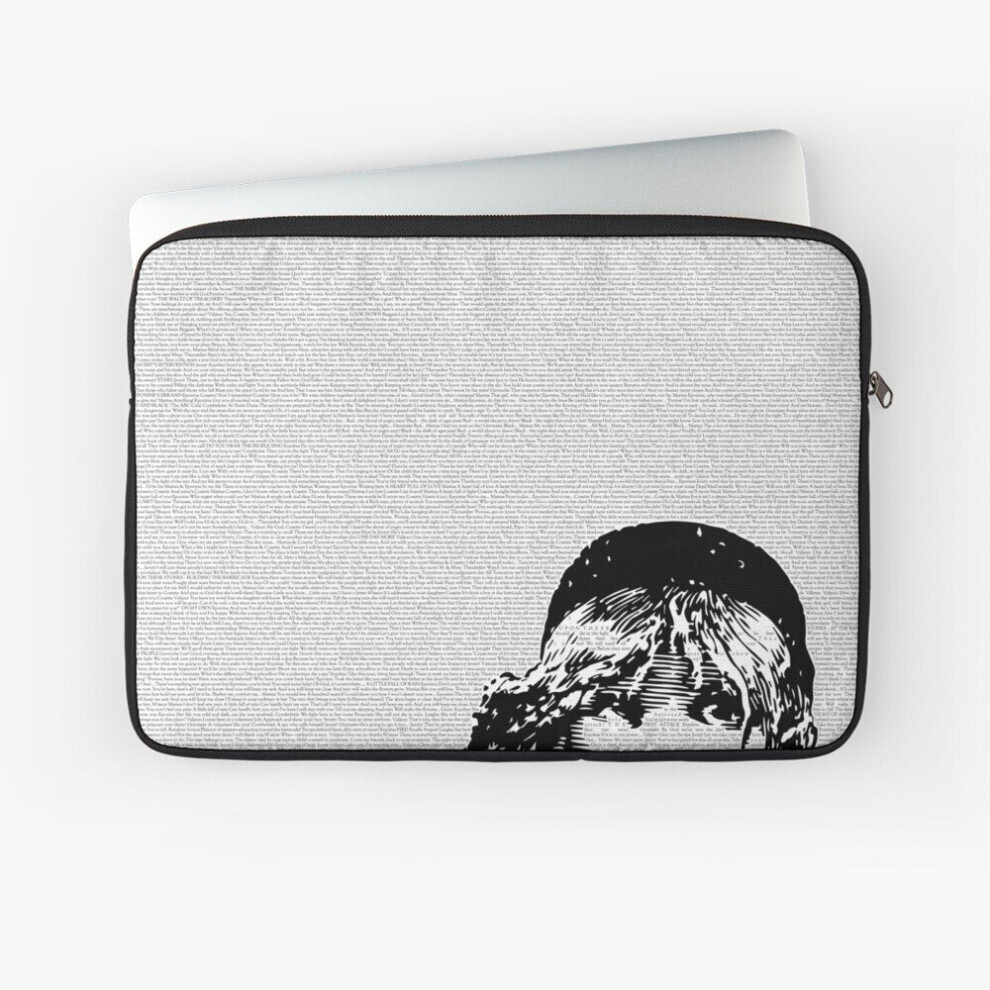 Laptop Sleeve Les Miserables Musical Full Script Lyrics 10 12 13 15 17 Inch Case Notebook Tablet Carrying Bag Cover 7802738431438