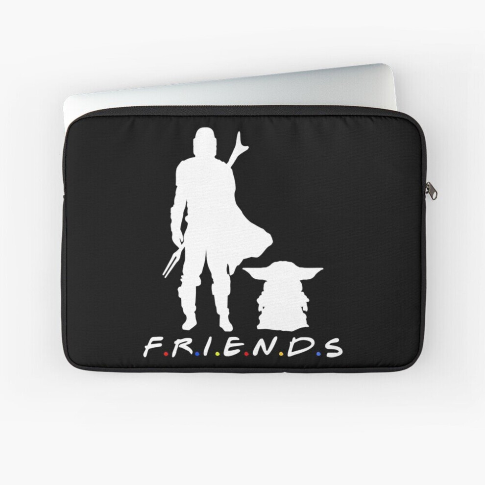 Laptop Sleeve Best Friends I Mando And Baby Gift Love 10 12 13 15 17 Inch Case Notebook Tablet Carrying Bag Cover 7802738482485