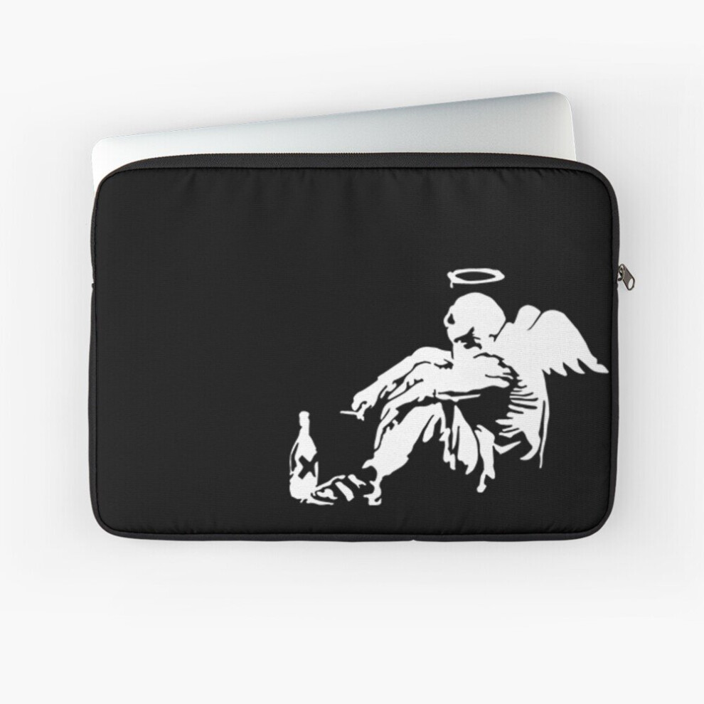 Laptop Sleeve Banksy Fallen Angel 10 12 13 15 17 Inch Case Notebook Tablet Carrying Bag Cover 7802738437379