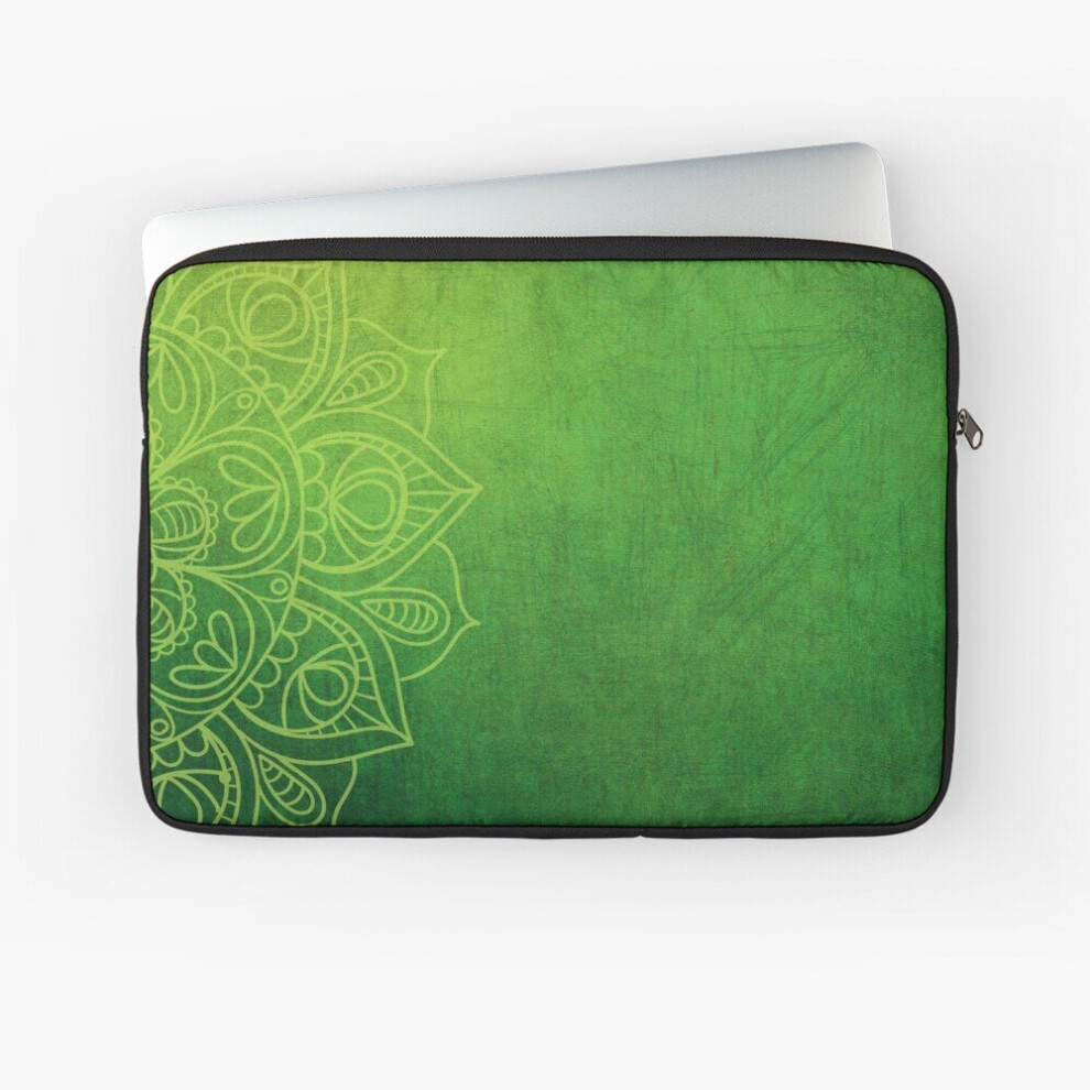 Laptop Sleeve Mandala 10 12 13 15 17 Inch Case Notebook Tablet Carrying Bag Cover Green 7802738506020