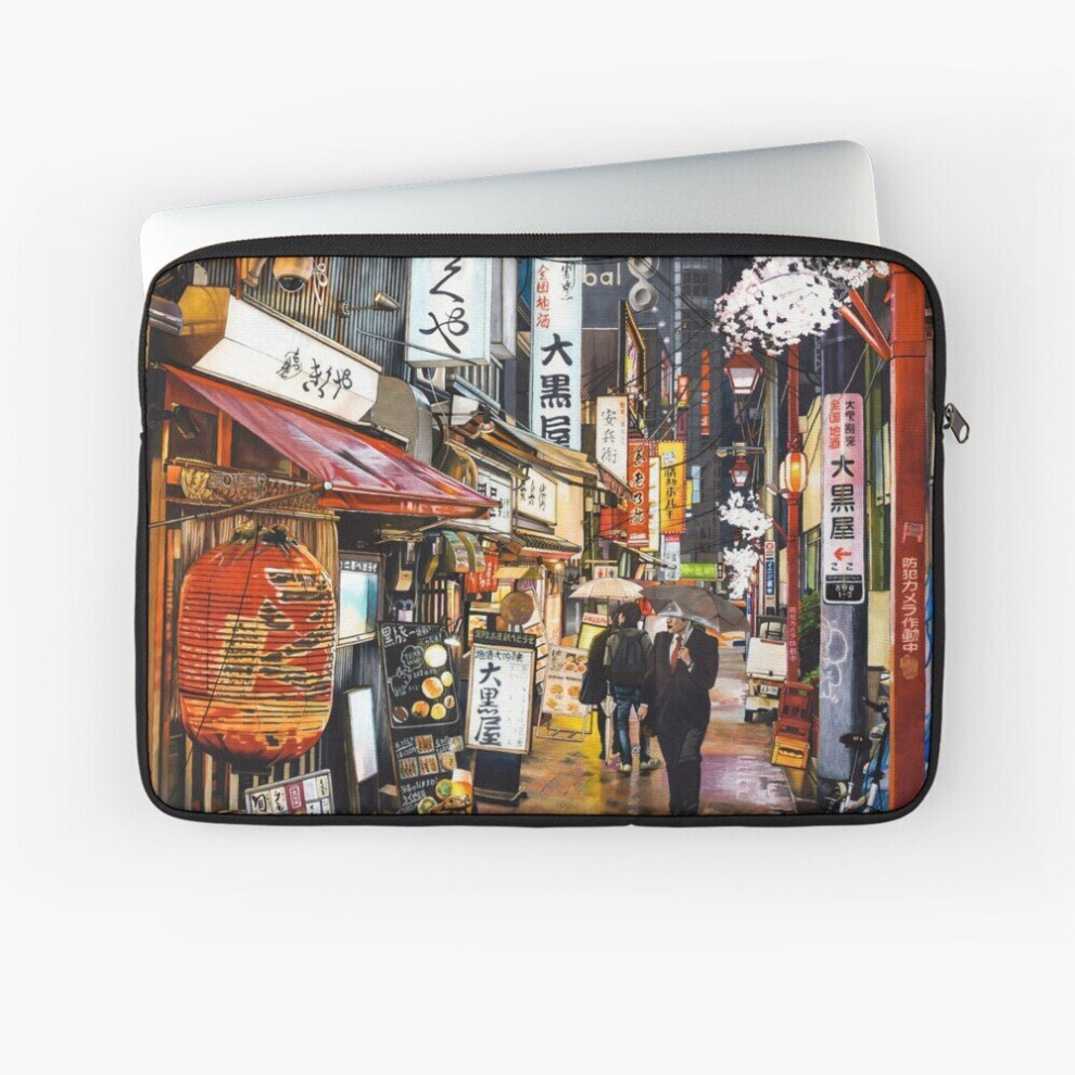 Laptop Sleeve Tokyo In The Rain 10 12 13 15 17 Inch Case Notebook Tablet Carrying Bag Cover 7802738430929