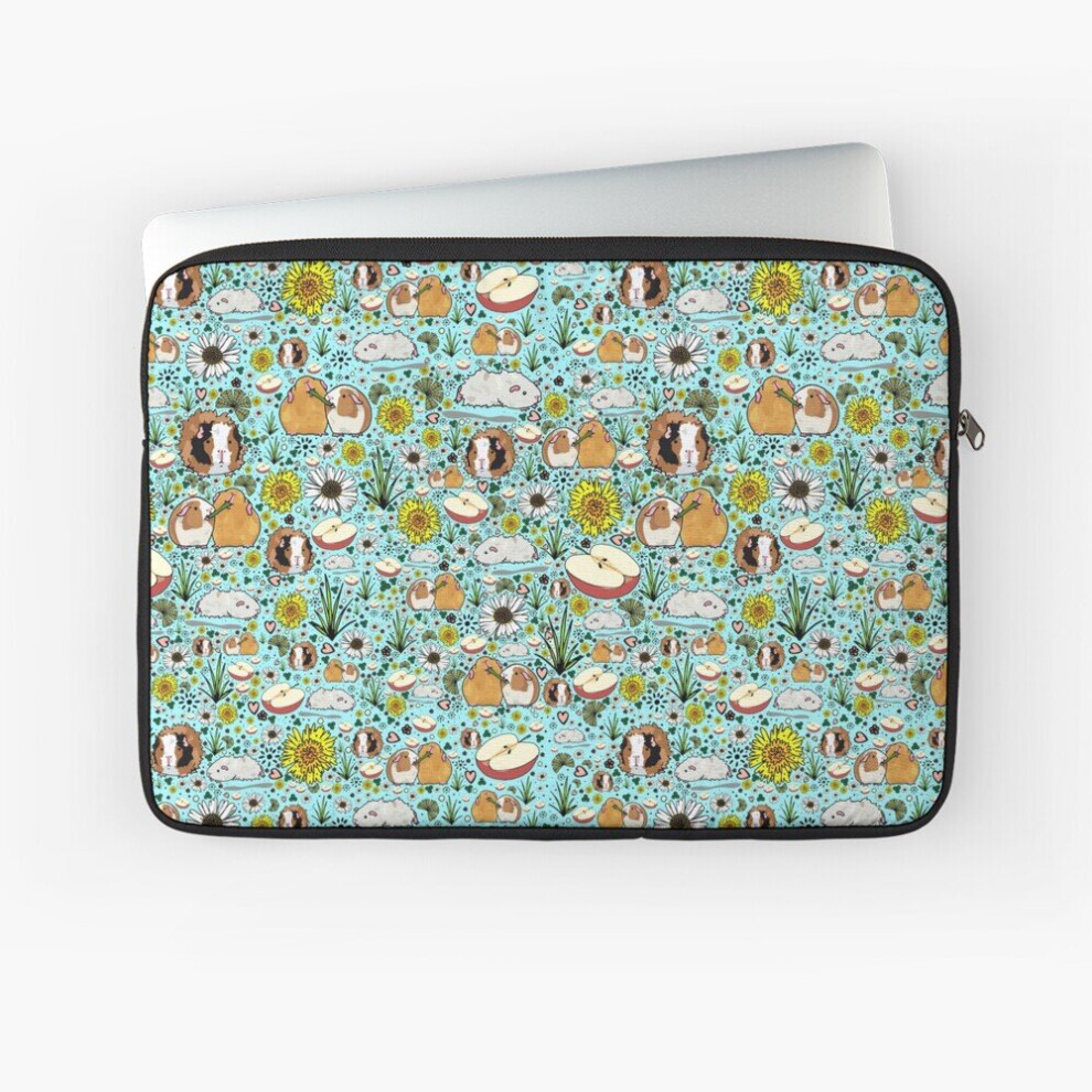 Laptop Sleeve Guinea Pigs In 10 12 13 15 17 Inch Case Notebook Tablet Carrying Bag Cover Blue 7802738429244