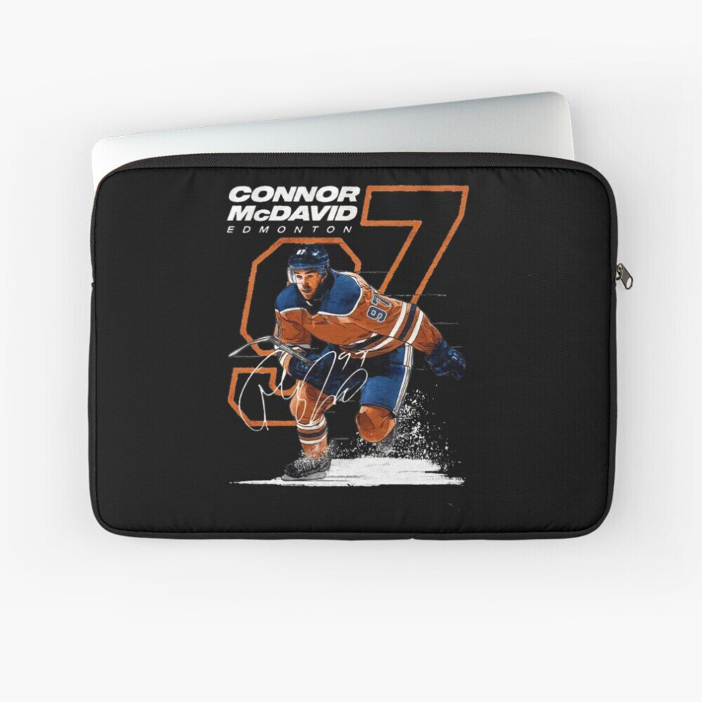 Laptop Sleeve Connor Mcdavid For Edmonton Oilers Fans 10 12 13 15 17 Inch Case Notebook Tablet Carrying Bag Cover 7802738511628