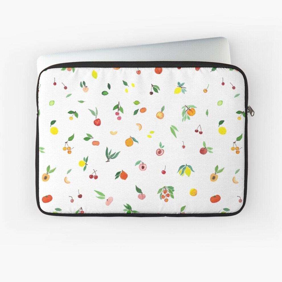 Laptop Sleeve Tiny Fruits On 10 12 13 15 17 Inch Case Notebook Tablet Carrying Bag Cover White 7802738439380