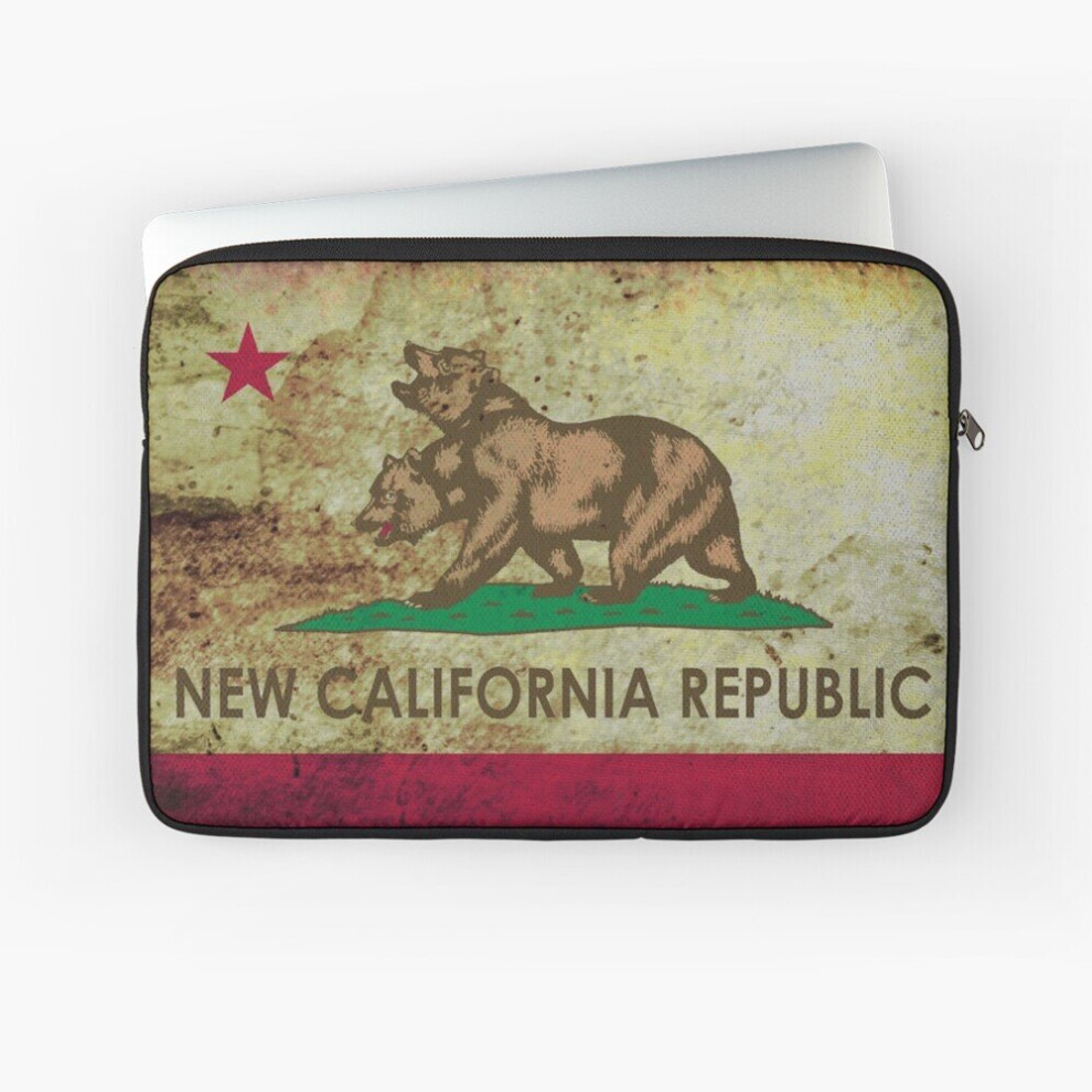 Laptop Sleeve New California Republic Grunge 10 12 13 15 17 Inch Case Notebook Tablet Carrying Bag Cover 7802738459852
