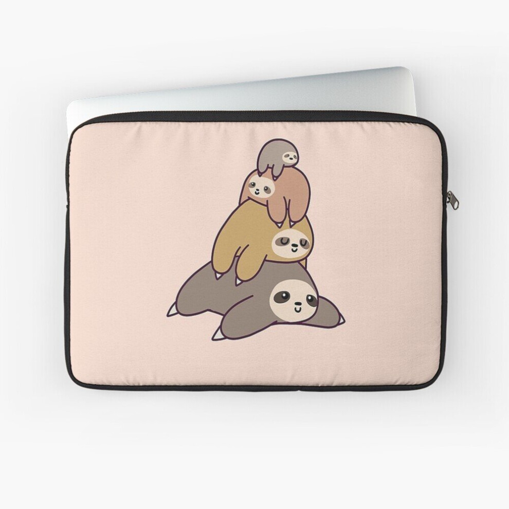 Laptop Sleeve Stack Of Sloths 10 12 13 15 17 Inch Case Notebook Tablet Carrying Bag Cover 7802738454383