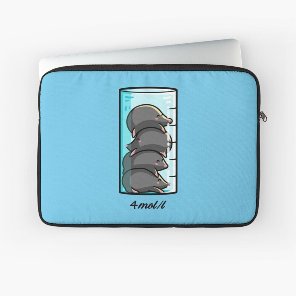 Laptop Sleeve 4 Moles Per Litre Chemistry Science Joke 10 12 13 15 17 Inch Case Notebook Tablet Carrying Bag Cover 7802738446593