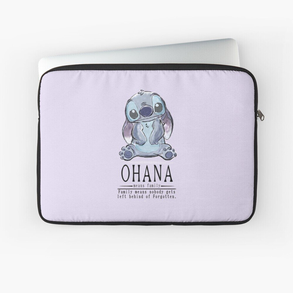 Laptop Sleeve Ohana Means Family 10 12 13 15 17 Inch Case Notebook Tablet Carrying Bag Cover 7802738490374