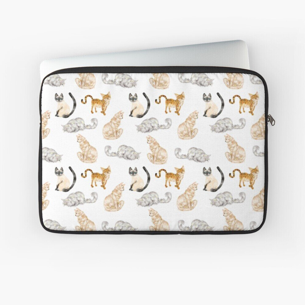 Laptop Sleeve Lovely Cats 10 12 13 15 17 Inch Case Notebook Tablet Carrying Bag Cover 7802738475937